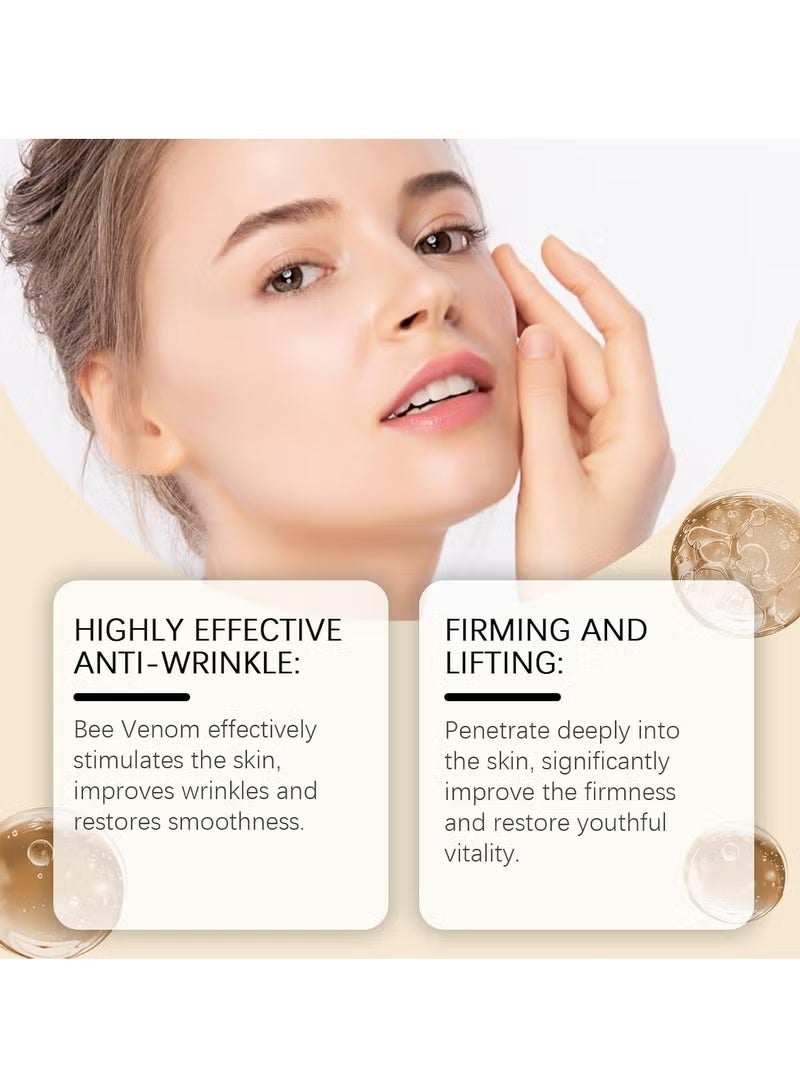 OUHOE New Botox Bee Venom Wrinkle Lotion, Anti-Wrinkle Firming & Moisturizing Multi-Purpose Lotion, Upgrade Bee Venom Skin Treatment for Wrinkle Removal, Suitable for All Skin Types (30ml) - Image 4
