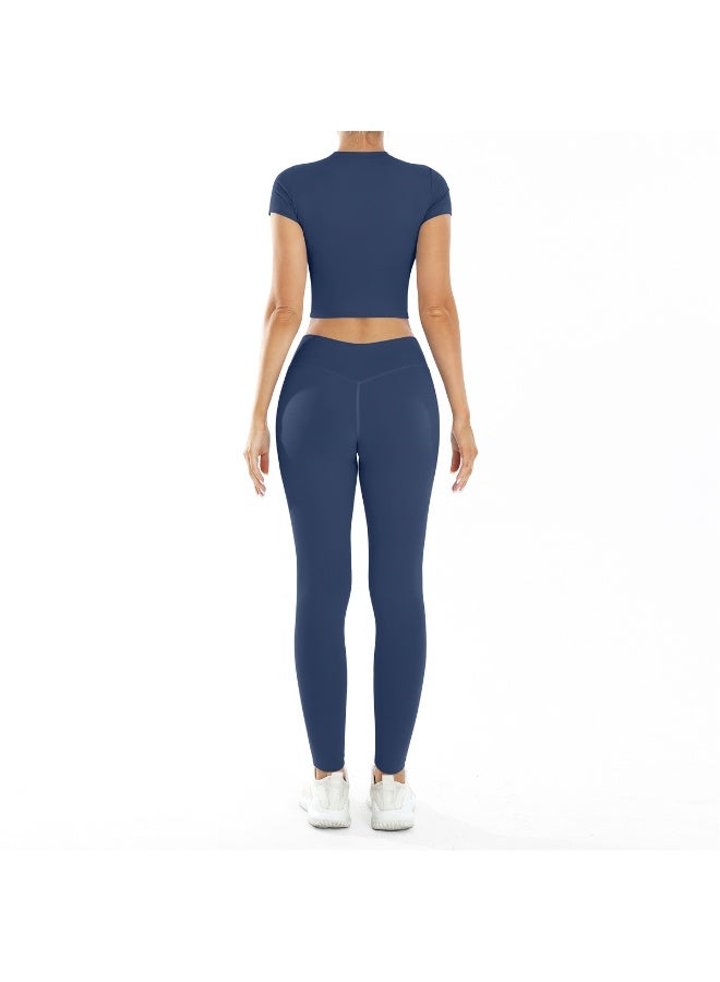 عام 2 قطعة اليوغا مجموعة الصالة الرياضية الملابس الرياضية اليوغا الدعاوى للنساء - Image 3