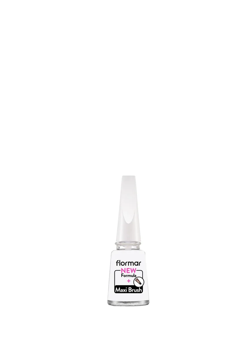 flormar Flormar Classic Nail Enamel With New Improved Formula And Thicker Brush - 400 Bright White