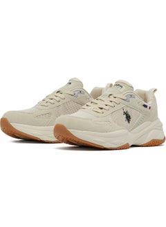 U.S. Polo Assn. Men's Beige Low-Top Sneakers - Lightweight Lace-Up Design, Comfortable for Everyday Outfits  - Image 2