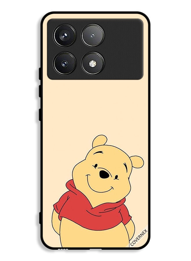 Xiaomi Poco X6 Pro 5G Protective Case Cover Bear In Happy Mode