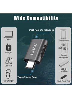 Livx Usb3.0 To Type C Converter Converter OTG Adapter Gray  - Image 2