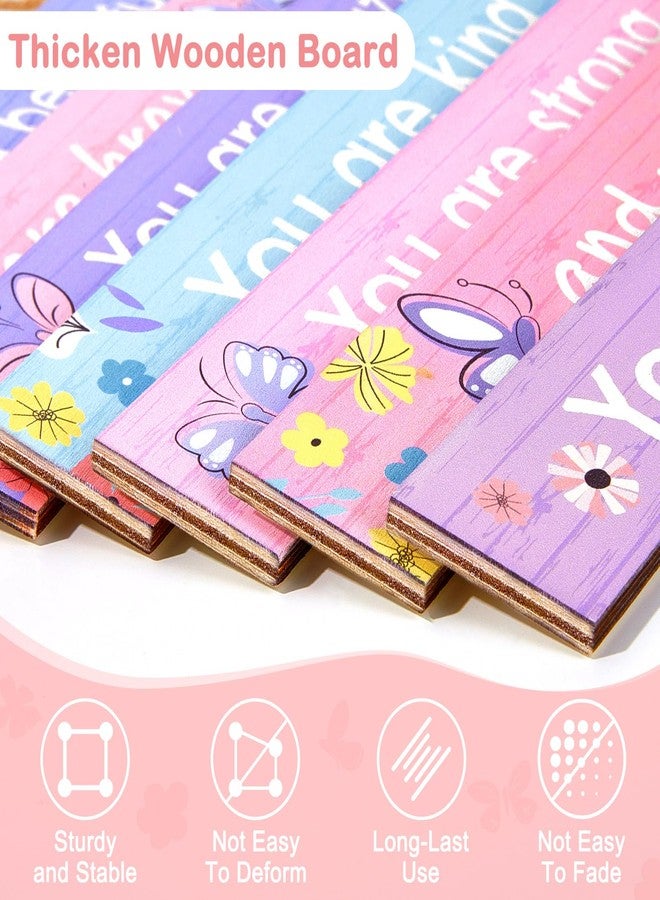 Beinou Girls Room Decor Colorful Inspirational Wall Decor Room Decor for Teen Girls Durable Kids for Nursery Playroom Bedroom,Purple Butterfly - Image 4