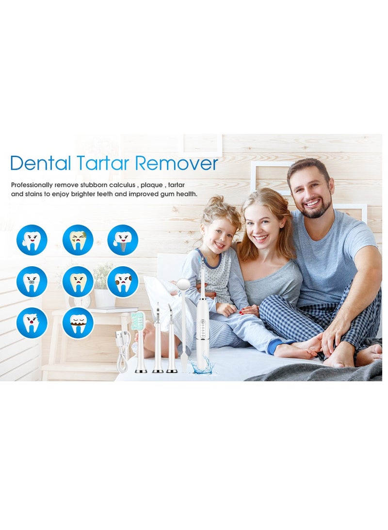 وايرلس Smart Sonic Dental Cleaner Remove Calculus 5 Cleaning Modes, Touch Electric Toothbrush - Image 4