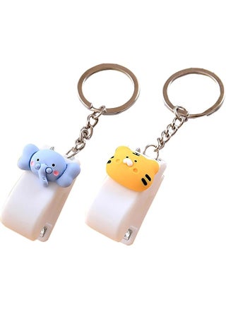 Mini Desktop Staples Tiger And Elephant Pattern Stapler Can Staple 10 Pages Comes With 1000 No. 10 Staples Carry A Keychain Charm - pzsku/ZC266C23025E61A3E23DDZ/45/1743946317/9faa05b0-905b-475d-a89d-f95b101ed36a
