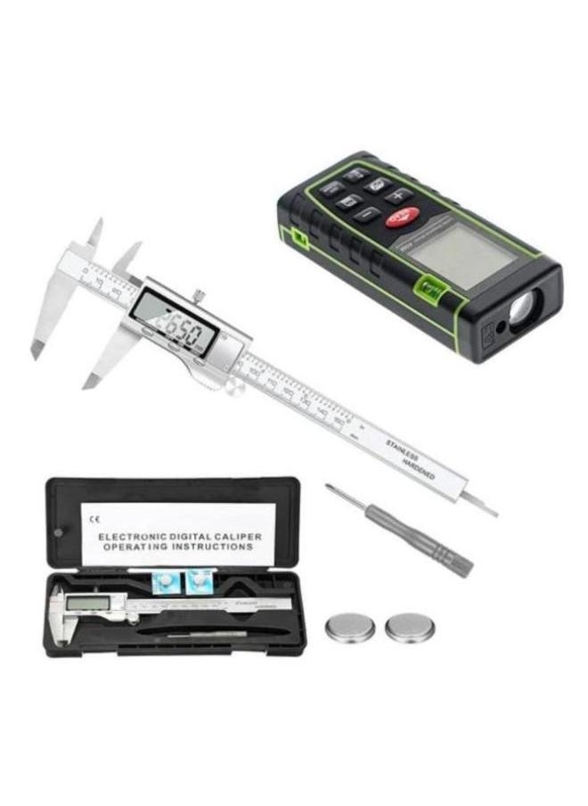 Digital Caliper and 40m Laser Meter Measuring Tool Stainless Steel Vernier Caliper with Large LCD Screen, Easy Switch from Inch Metric Fraction, 0-6inch/150mm Caliper Measuring Tool for DIY/Household - pzsku/ZC266C93582CB951456C6Z/45/_/1705410595/0b31f3d0-6f00-4f5c-b72b-dbcae922fde0