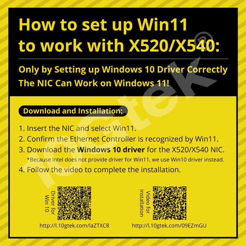 10Gtek 10Gb PCI-E NIC Network Card, Single SFP+ Port, with Intel 82599EN Controller, Ethernet LAN Adapter Support Windows Server/Linux/VMware, Compare to Intel X520-DA1(E10G42BTDA) - Image 2
