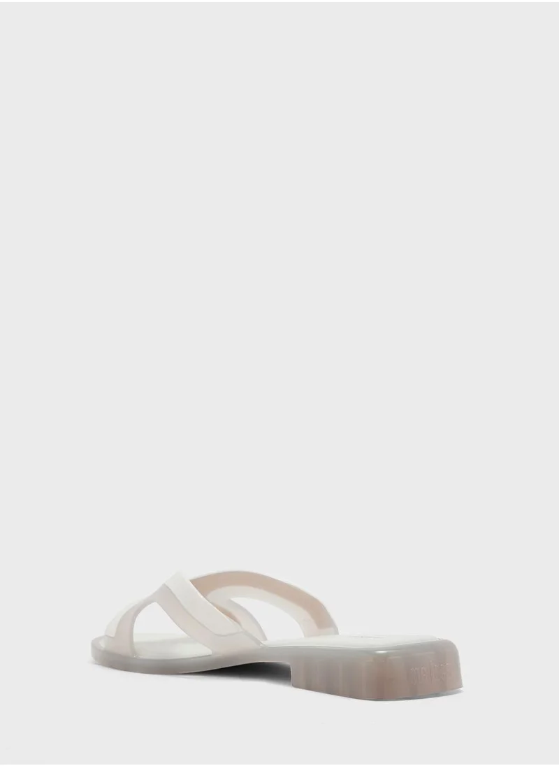 melissa Multi Strap Low Heel Sandals