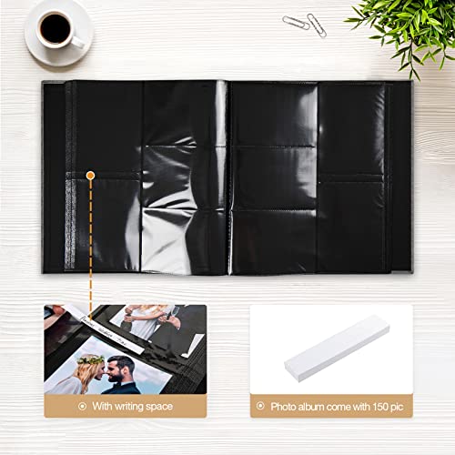 potricher Photo Album for 4x6 1000 Photos Linen Cover Extra Large Capacity Picture Book for Family Wedding Anniversary and Baby (Blue) - Image 5