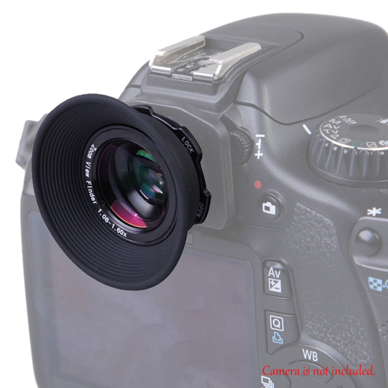 Viewfinder Magnifier 1.08x To 1.60x Magnification - Eliminates Vignette Effect Maintains Viewfinder Brightness Camera Accessory For DSLR Photography Enthusiasts - Image 2