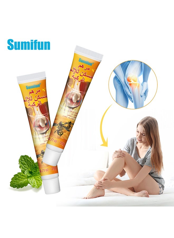سوميفون (2 قطعة) - كريم الغضروف المفصلي، مرهم تسكين آلام الغضروف المفصلي من سوميفون - يخفف الألم ويخفف الألم في الرقبة والكتفين والظهر والوركين والمفاصل والعضلات والركبتين والقدمين كريم تسكين آلام العضلات - Image 4