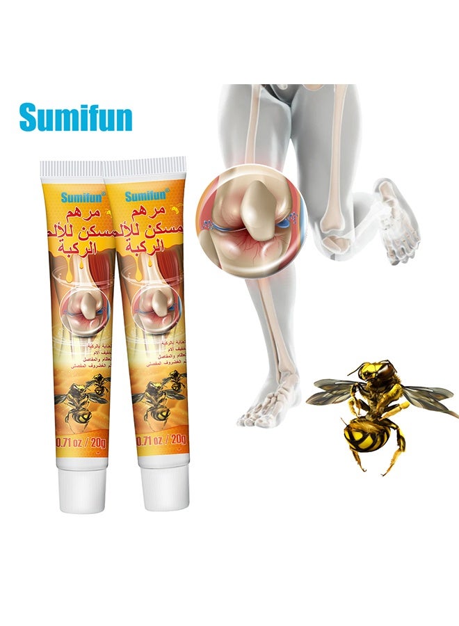 سوميفون (2 قطعة) - كريم الغضروف المفصلي، مرهم تسكين آلام الغضروف المفصلي من سوميفون - يخفف الألم ويخفف الألم في الرقبة والكتفين والظهر والوركين والمفاصل والعضلات والركبتين والقدمين كريم تسكين آلام العضلات - Image 5