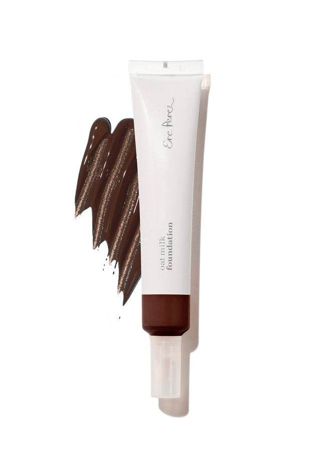 Ere Perez - Natural Oat Milk Liquid Foundation | Breathable, Buildable, Medium Coverage | Peach Extract, Vitamin E | Vegan, Cruelty-Free, Clean Beauty (Espresso | deep-dark neutral, 1 fl oz | 30 ml) - Image 1
