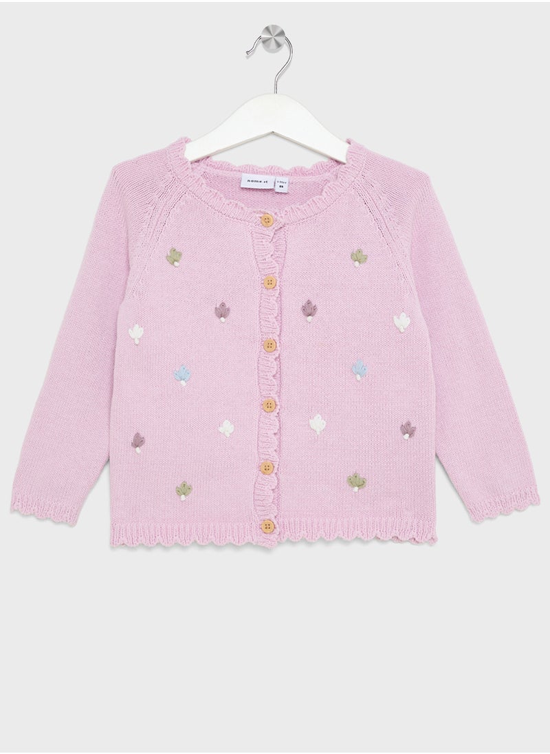 Kids Flower Print Cardigan - pzsku/ZC26704D55B21E25BD118Z/45/_/1739862035/2c1db3de-19c9-41a2-aac1-450750f6e732