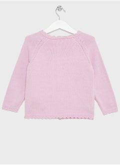 NAME IT Kids Flower Print Cardigan  - Image 2