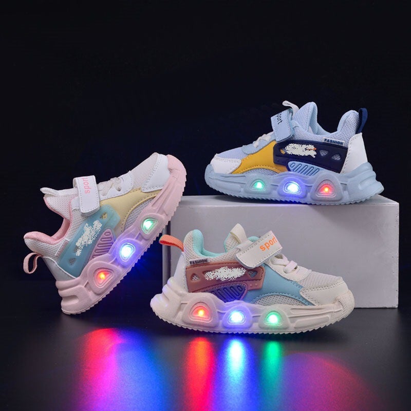 Mesh Sneakers Lightweight Flexible Sole Walking Shoes For Kids Indoor And Outdoor Activities - Image 2