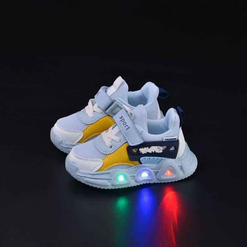 Mesh Sneakers Lightweight Flexible Sole Walking Shoes For Kids Indoor And Outdoor Activities - Image 1