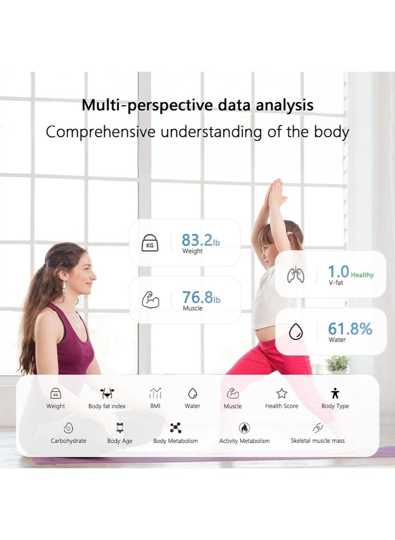 Leon Home The smart electronic scale makes its debut, equipped with cutting-edge Bluetooth technology, perfectly compatible with the somatosensory watch. The weighing data is synchronized instantly and intelligently, making it easy to control your health status.  - Image 5