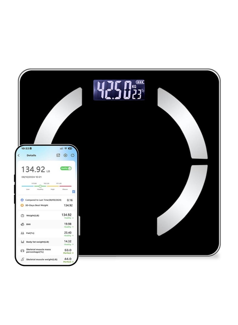 Leon Home The smart electronic scale makes its debut, equipped with cutting-edge Bluetooth technology, perfectly compatible with the somatosensory watch. The weighing data is synchronized instantly and intelligently, making it easy to control your health status.  - Image 1