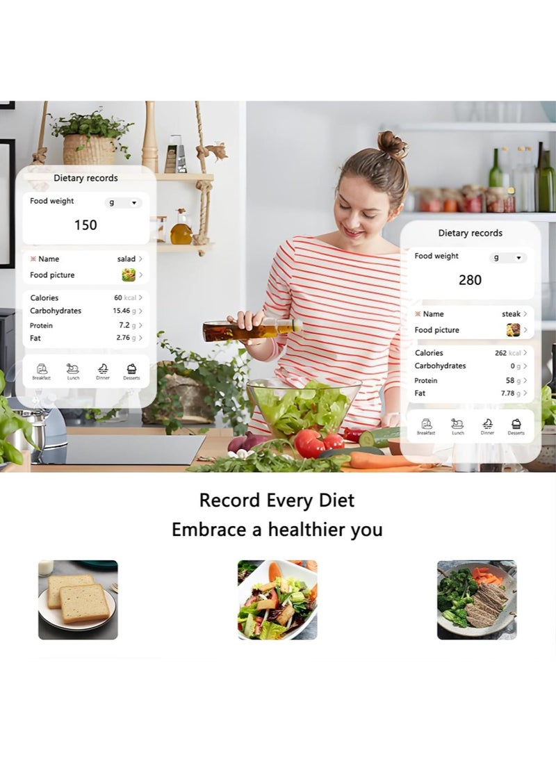 Leon Home The smart electronic scale makes its debut, equipped with cutting-edge Bluetooth technology, perfectly compatible with the somatosensory watch. The weighing data is synchronized instantly and intelligently, making it easy to control your health status.  - Image 4