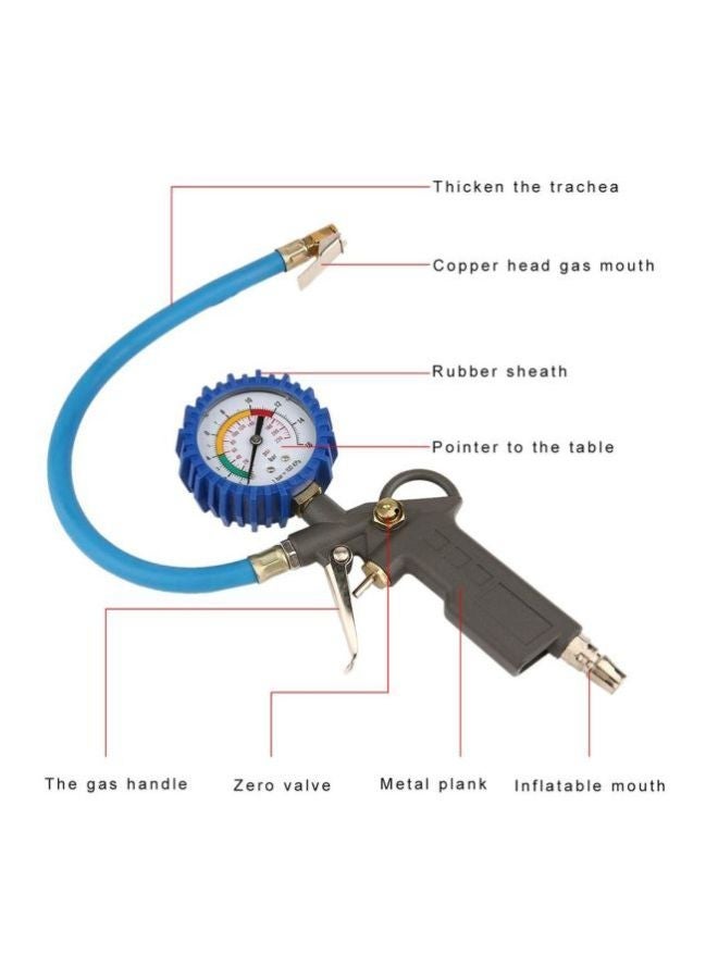Loquat High Precision Automobile Tire Inflator And Pressure Gauge - Image 5