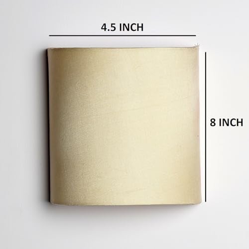 Craftter Half Cylindrical Shape 5 Watts Wall Lamp Fixture, Beige(corded-electric, Plastic) - Image 4