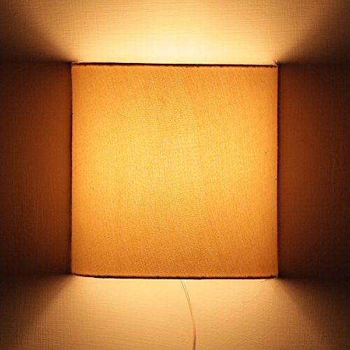 Craftter Half Cylindrical Shape 5 Watts Wall Lamp Fixture, Beige(corded-electric, Plastic) - Image 1