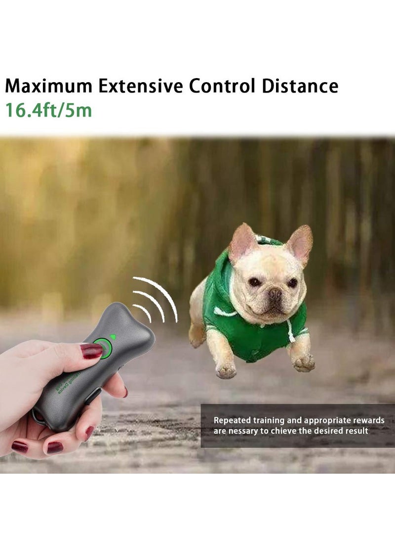 Generic - Ultrasonic Handheld Dog Bark Control Device - Dual Frequency Anti-Barking Trainer for Effective Dog Training (Green) - Image 1