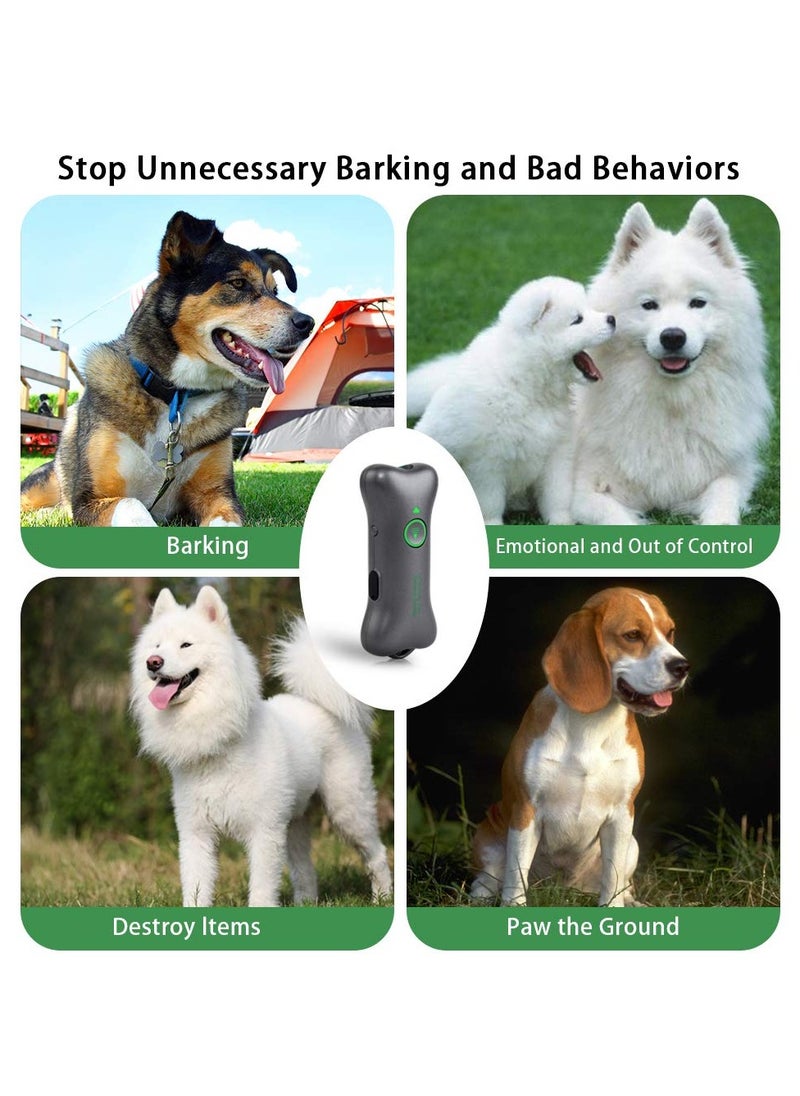 Generic - Ultrasonic Handheld Dog Bark Control Device - Dual Frequency Anti-Barking Trainer for Effective Dog Training (Green) - Image 1