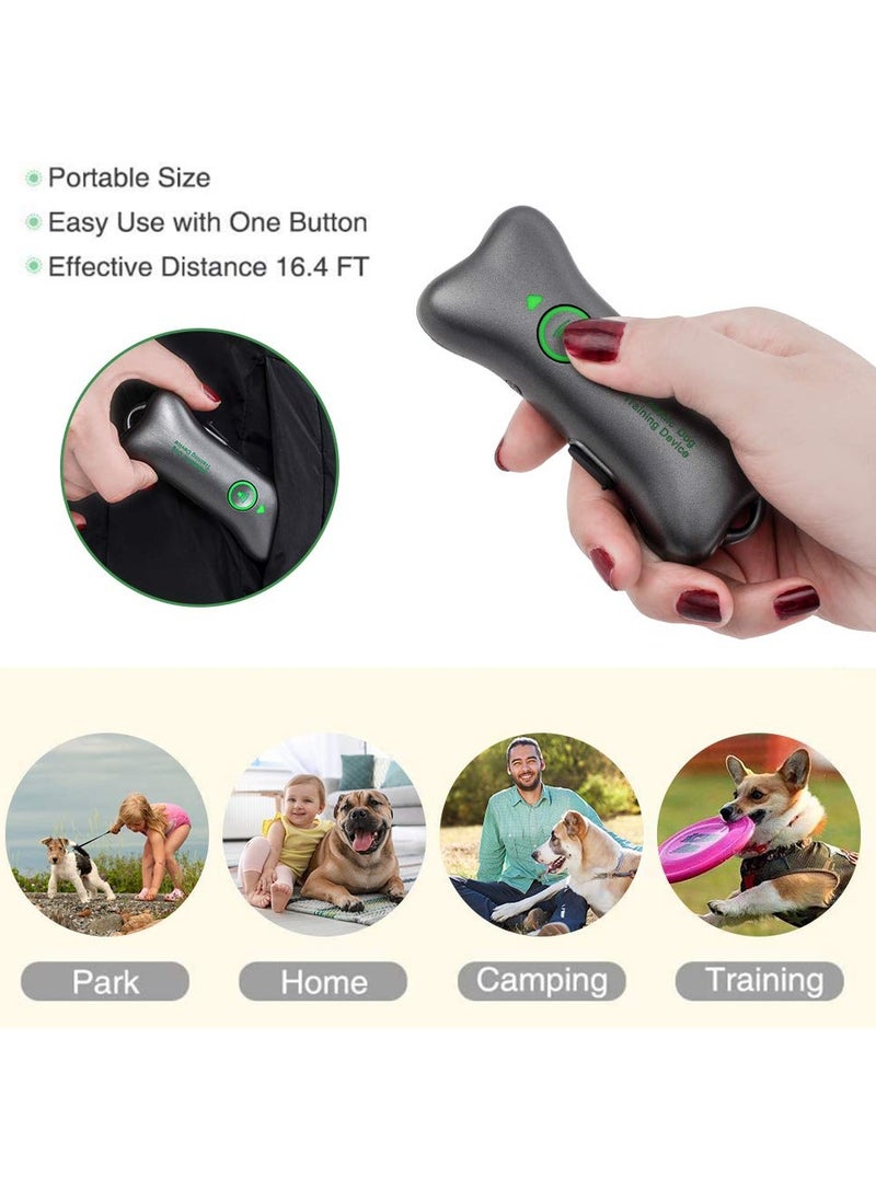 Generic - Ultrasonic Handheld Dog Bark Control Device - Dual Frequency Anti-Barking Trainer for Effective Dog Training (Green) - Image 1