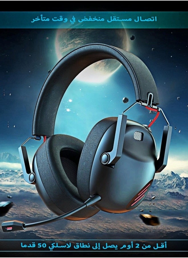 2.4GHz Wireless Gaming Headset for PC, PS5, PS4, for Mac, Gaming Headphones with Microphone, Bluetooth 5.3 Gaming Headset Wireless, ONLY 3.5mm Wired Mode for Xbox Series (Black) - pzsku/ZC26761D19C426D1A897EZ/45/_/1721708791/c355ad7e-6468-48a7-b43b-eb3b6f69428b