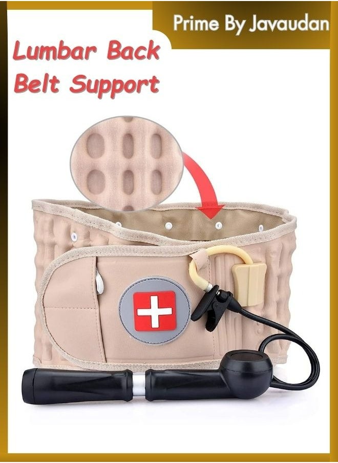 Prime by javaudan Lumbar Back Belt Support Traction Air Decompression Pain Relieve Inflatable Massager Waist Protect  - Image 1