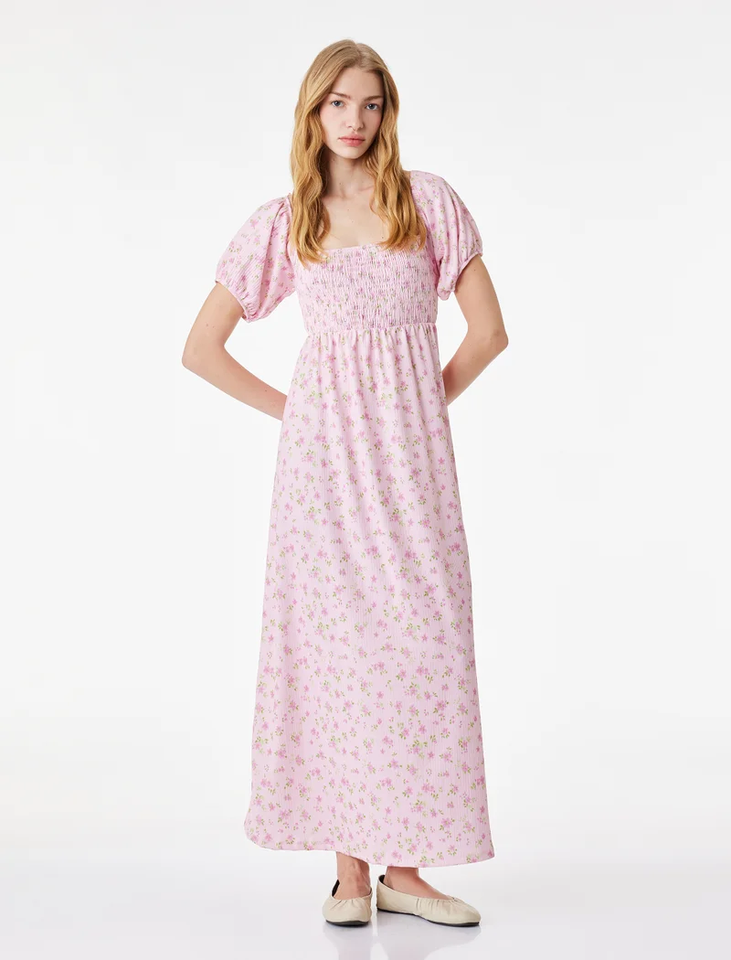 كوتون Floral Dress