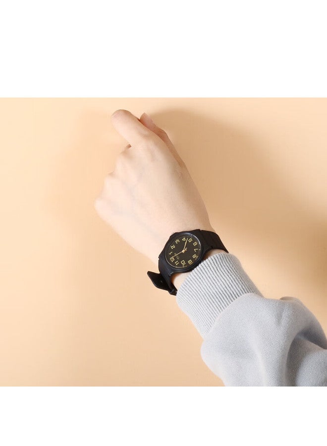 Julius Watch For Women, Korean Style, Youthful And Simple, Student Quartz Waterproof Watch For Men And Women, Unisex Watch, Black Ja-1055E - Image 1