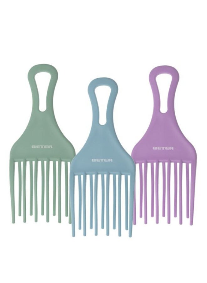 بيتر مشط بيتر المزدوج للشعر الأفريقي 17 سم - Image 1