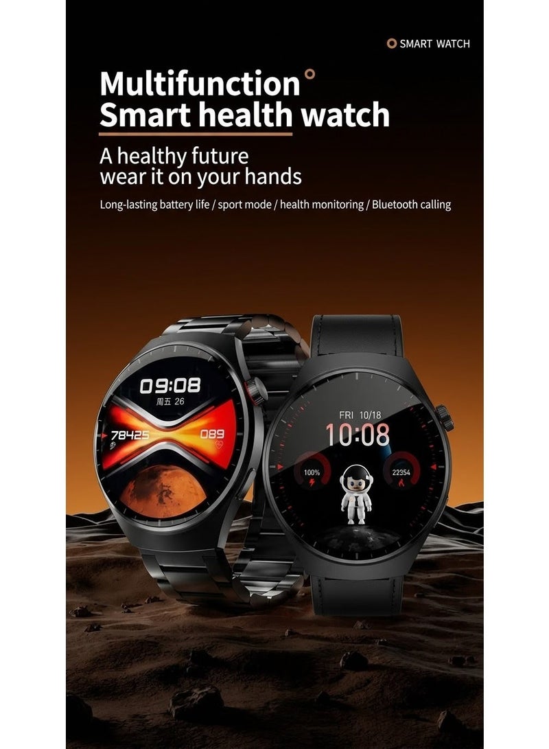 Kalobee Smart Watch SK38 AMOLED Curved Glass Display with Multiple Interchangeable Straps - Image 1
