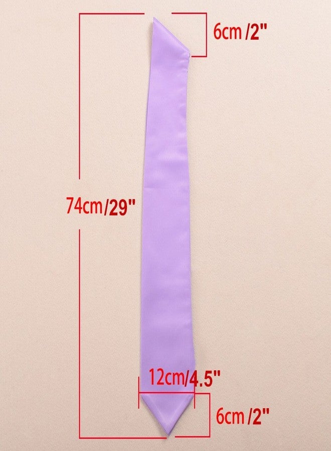 BLESSUME Unisex Graduation Stole Purple 1pc - Image 2