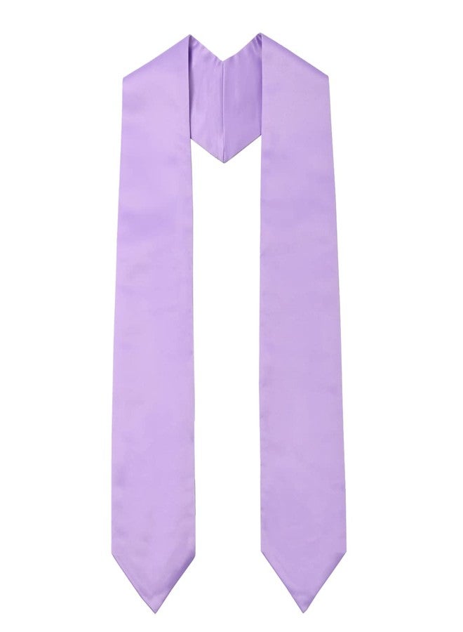 BLESSUME Unisex Graduation Stole Purple 1pc - Image 1