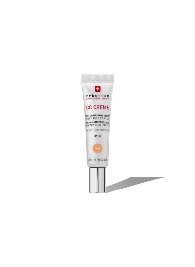 ERBORIAN CC Crème SPF30 Doré 15ml – Brightening Skin Perfector & Lightweight Coverage - Image 1