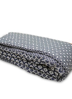 Home-Tex Design 3-Pcs Reversible Hometex Design 100% Cotton King Size Printed Duvet Cover Set 1 Duvet Cover 240x200 cm + 2 Pillow Covers 50x80 cm  - Image 4