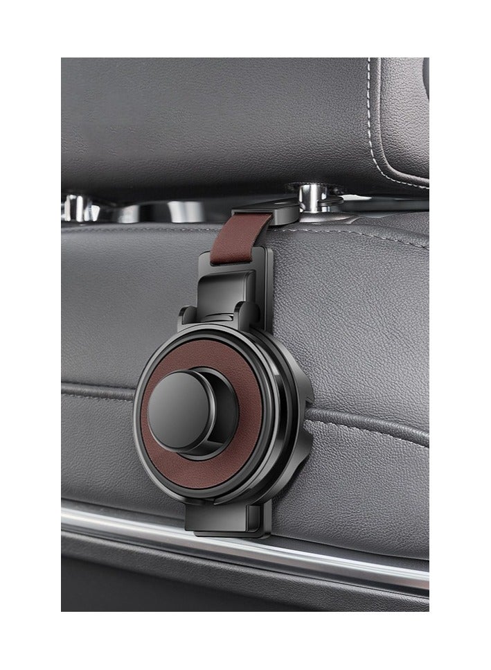 Car Cup Holder with Phone Holder and Car Purse Hook,3 in 1 Car Seat Hooks for Car Seat Organizer,Headrest Hooks for Car,Behind Over The Seat Hook Hang Bags,Cups and Phone - Image 3