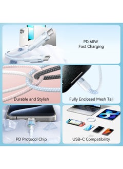 VENTION VENTION USB 2.0 Type-C Male to Type-C Male 3A Cable 2M Pink Aluminum Alloy Type Model# TRDPF  - Image 3