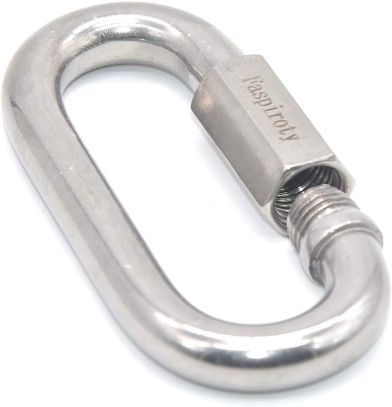 Faspiroty Locking Snap Hook Small Quick Coupling Chain Connector Circlip Keychain Buckle - Image 2