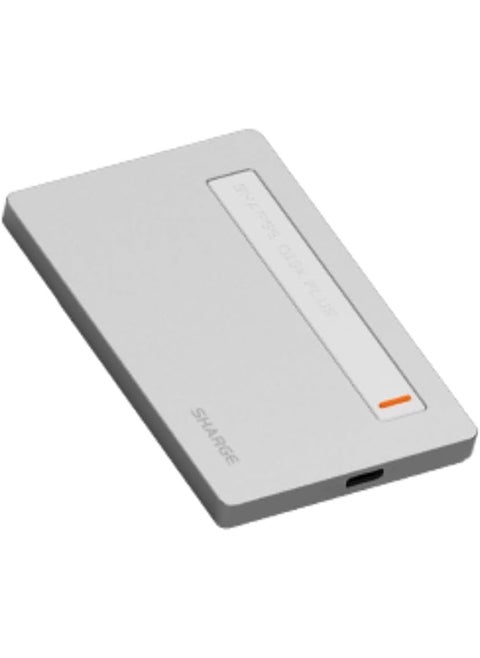 Sharge Disk Plus SSD Enclosure M.2 2280 NVMe, World's Thinnest 0.24" Enclosure 10Gbps USB C 3.2 Gen2, Aluminum Support up to 4TB(2230/2242 /2280 SSDs) for MacBook, iPhone 16 (SSD not Included)