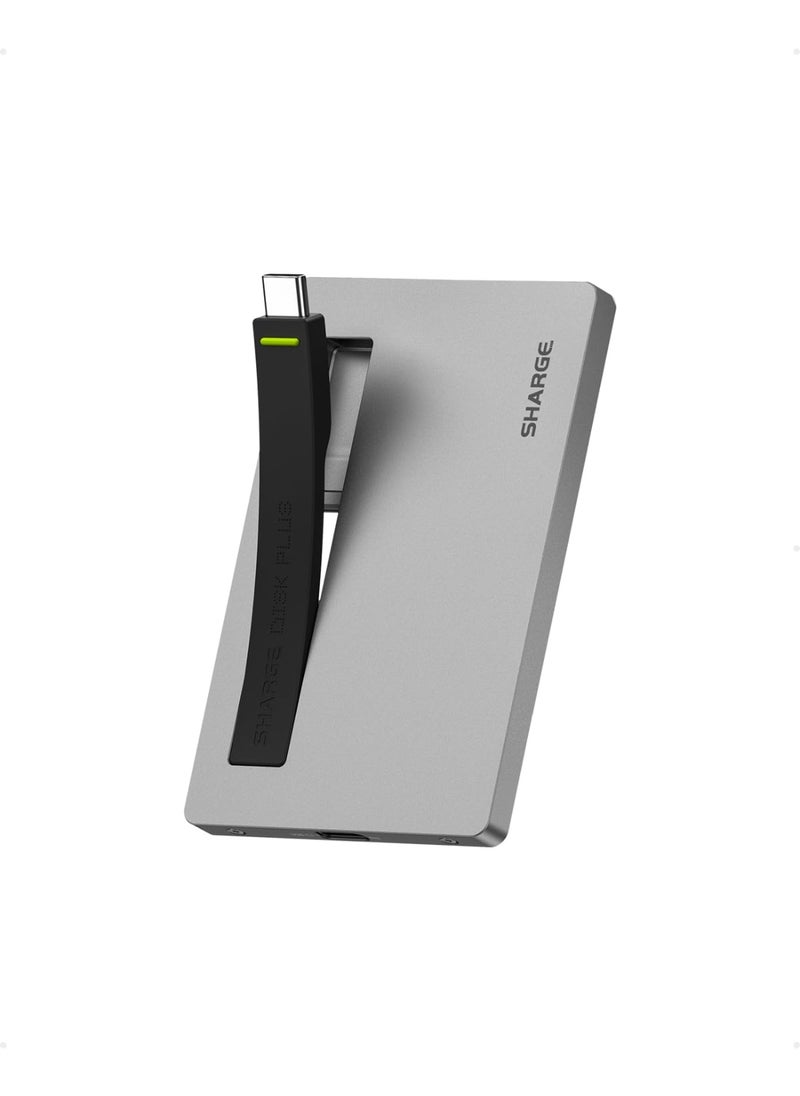 SHARGE - Sharge Disk Plus SSD Enclosure M.2 2280 NVMe, World's Thinnest 0.24" Enclosure 10Gbps USB C 3.2 Gen2, Aluminum Support up to 4TB(2230/2242 /2280 SSDs) for MacBook, iPhone 16 (SSD not Included) - Image 1