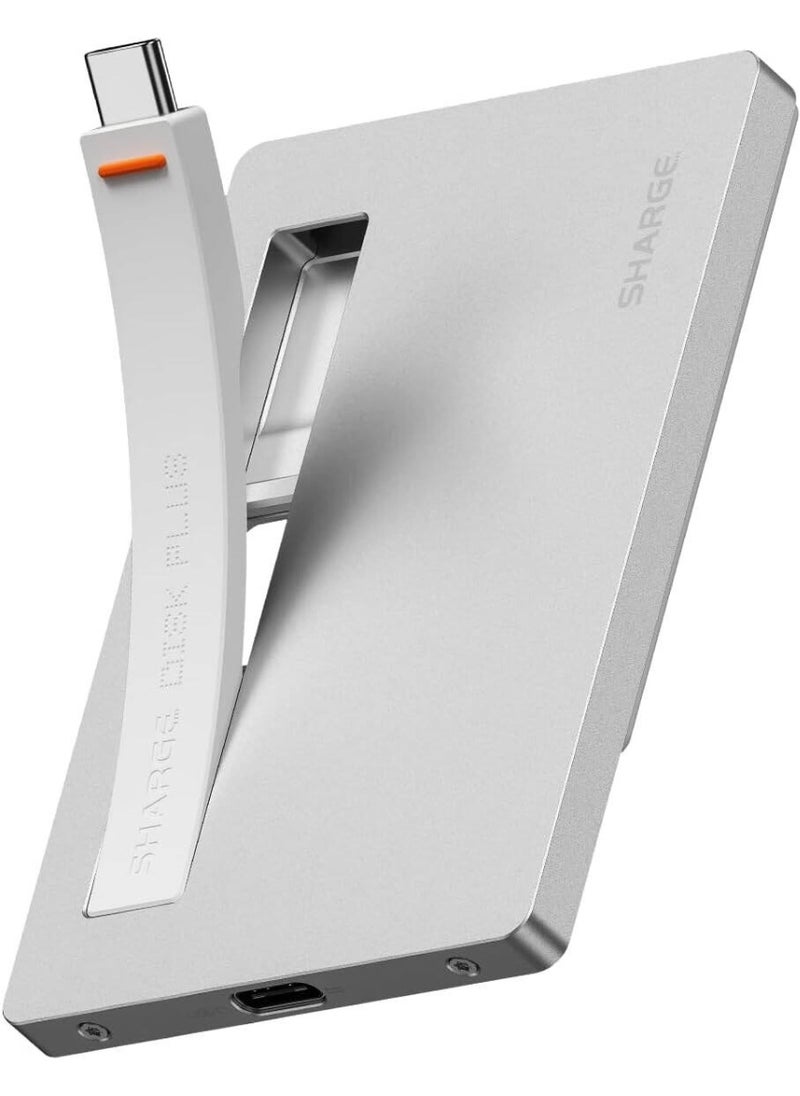 SHARGE - Sharge Disk Plus SSD Enclosure M.2 2280 NVMe, World's Thinnest 0.24" Enclosure 10Gbps USB C 3.2 Gen2, Aluminum Support up to 4TB(2230/2242 /2280 SSDs) for MacBook, iPhone 16 (SSD not Included) - Image 1