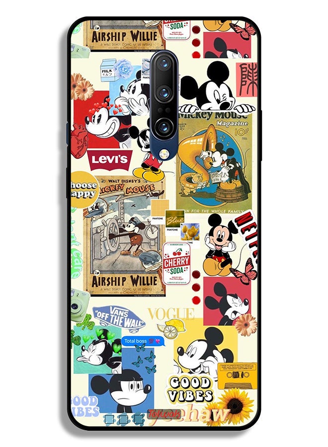 Tolwak OnePlus 7 Pro Protective Case Cover Chose Happy And Stickers  - Image 2