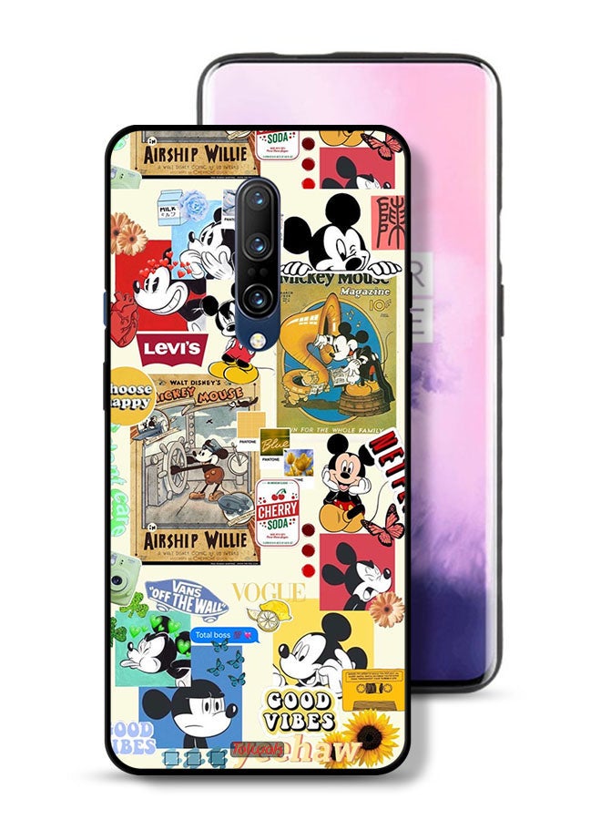 Tolwak OnePlus 7 Pro Protective Case Cover Chose Happy And Stickers  - Image 1