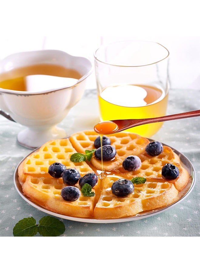 إم إكس إن 9 ملاعق خشبية للعسل بمقابض طويلة، ملاعق خشبية طبيعية بمقابض طويلة لخلط القهوة والمربى والحلويات وتقليب العسل والقهوة والشاي - Image 5