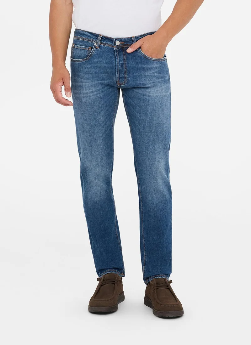 ليو جو جينز قطن مستقيم الساق